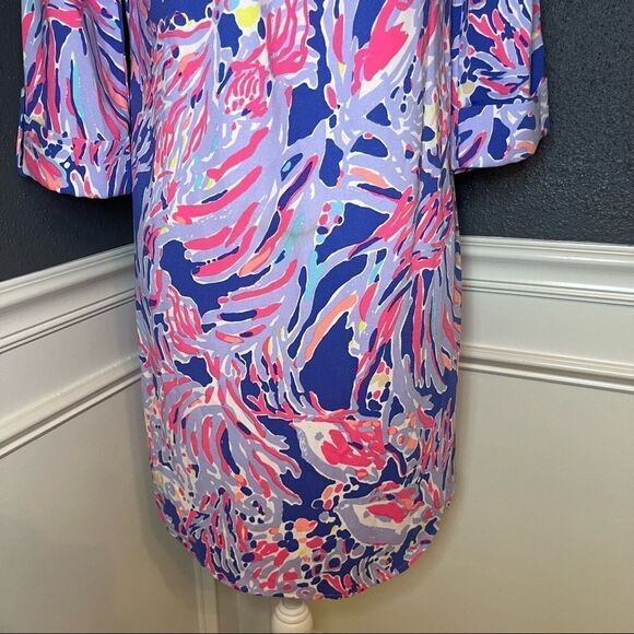 Lilly Pulitzer Arielle Dress Shrimply Chic - Picture 7 of 9
